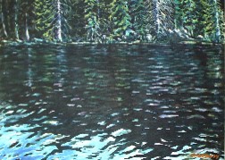 Woods Lake, near Telluride, CO, in oil